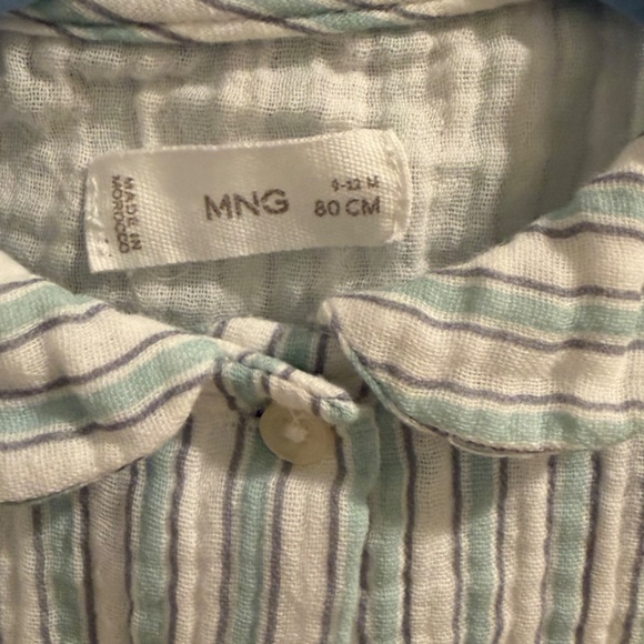 Mango Striped Cotton Long Sleeved Shirt, NWOT - Picture 6 of 6